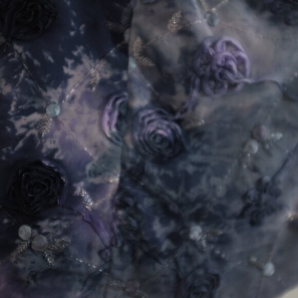 Obsessions Couture three pieces purple set with Rosette details made in Canada - Picture 7 of 16